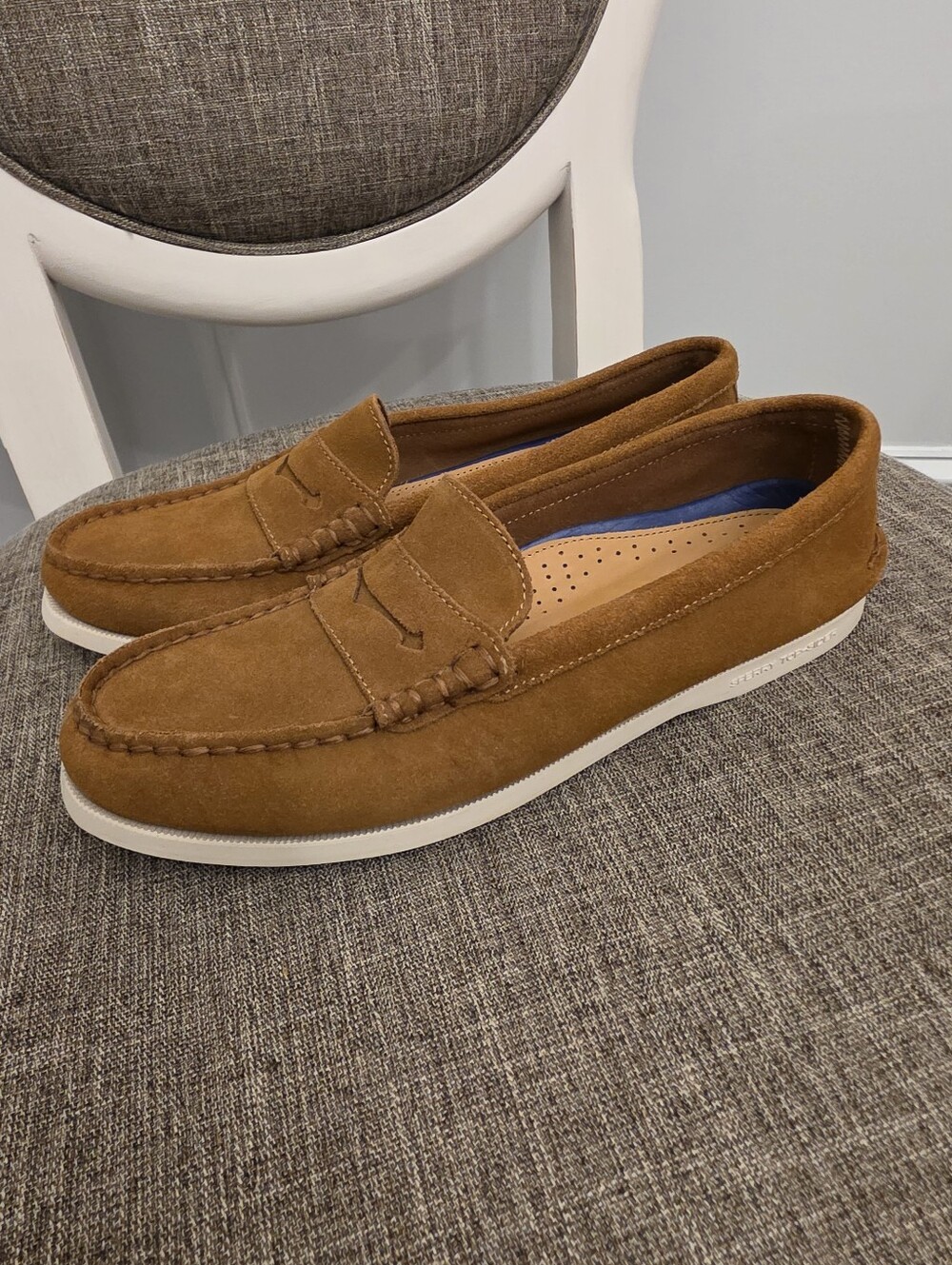 Sperry Brown Suede Loafers Non-marking Women's Size 11